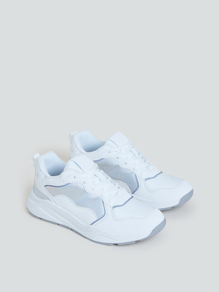 LUNA BLU White Chunky Sneakers